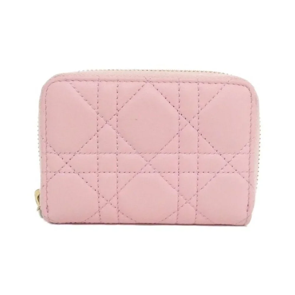 Dior Voyageur Coin Case Handbag Melocoton Pink